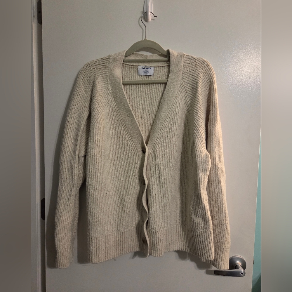 Old Navy Cream Cardigan